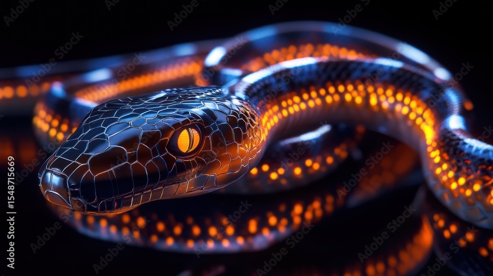Serpent, glowing Serpent, glowing