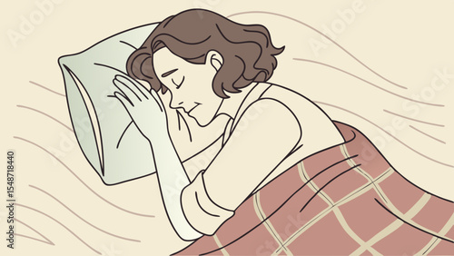 women have a sweet dream, gentle dreams