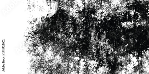 Rough grunge design element with cracked overlay

