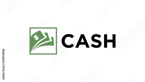 Illustration vector of cash money for finance business logo design template element