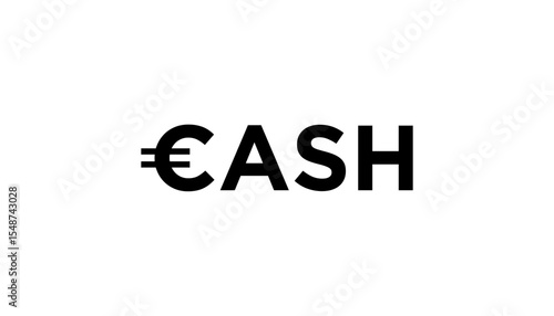 Illustration vector of cash money for finance business logo design template element