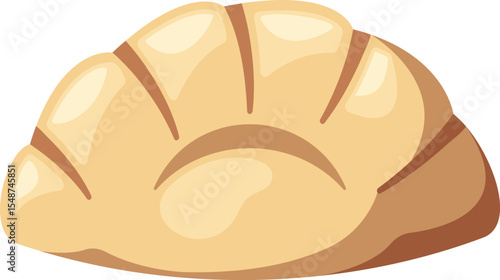 Dish from meat and dough