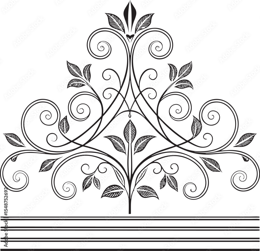 Obraz premium abstract floral design