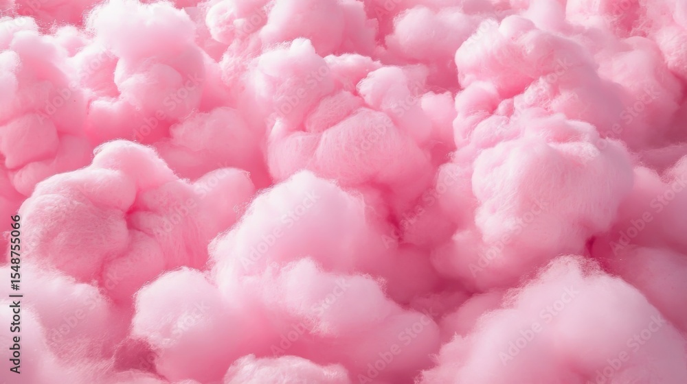 Background of fluffy baby pink pastel cotton candy clouds in the sky Background of fluffy baby pink pastel cotton candy clouds in the sky