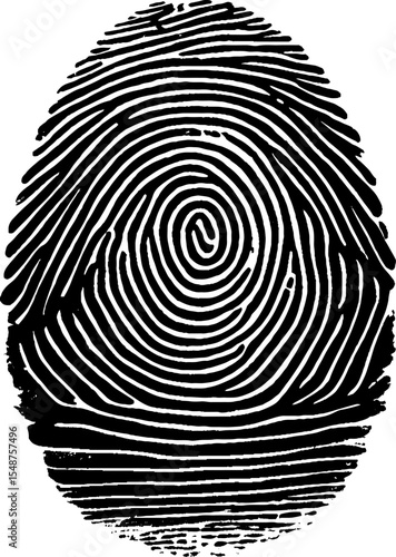 Fingerprint logo vector illustration icon template. Fingerprint icons. Vector finger print touch ID illustration. Verification code