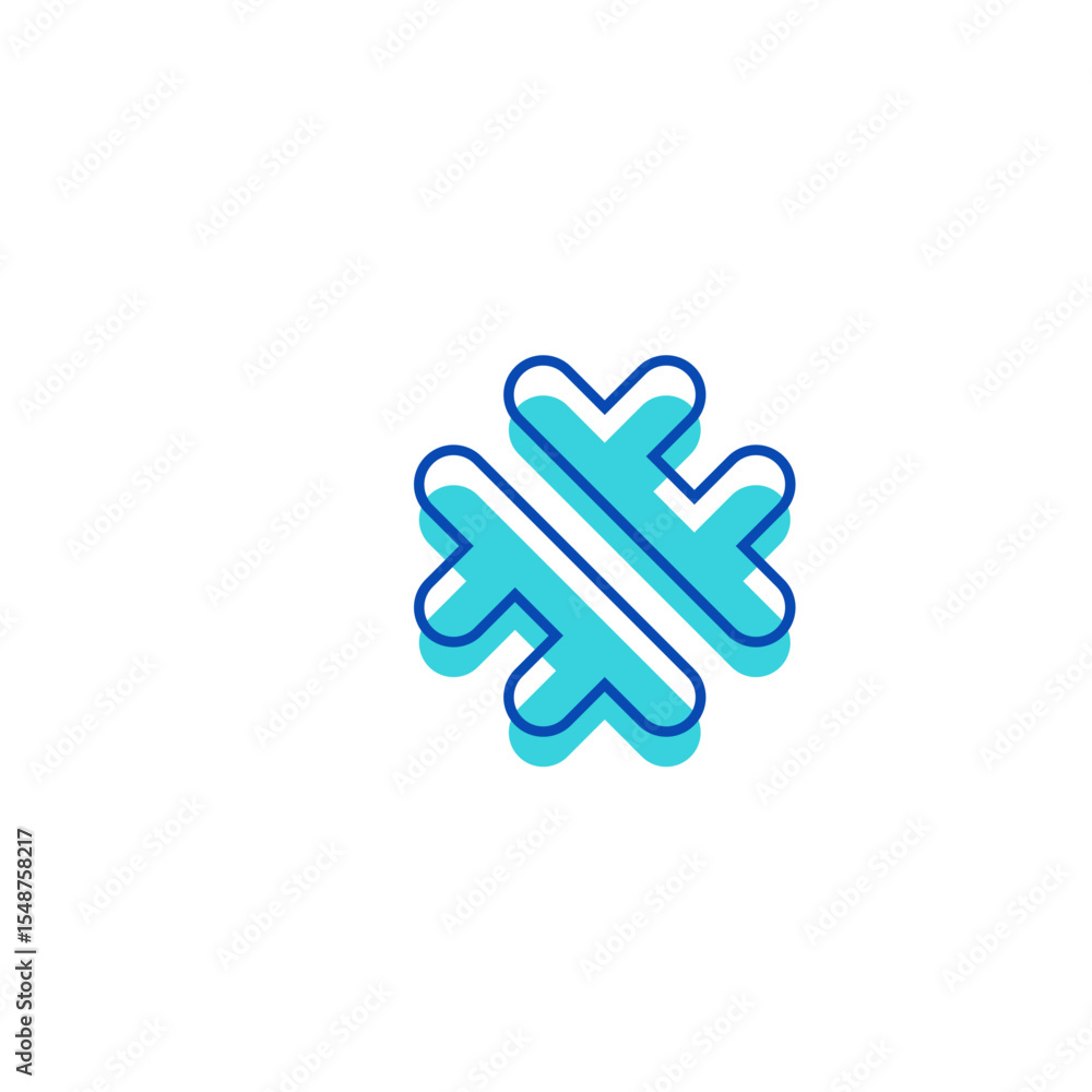 Obraz premium Abstract Geometric Icon Graphic Design geometry shape