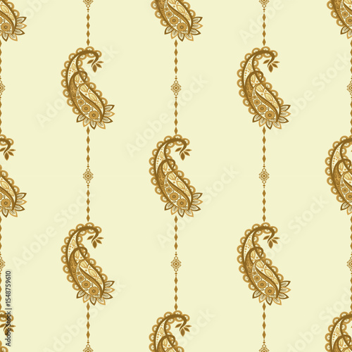 elegant paisley pattern for wallpaper background and textile beautiful paisley originated in persia and paisley is popular in Iran india scotland this paisley design is good for dress shawl scarf rida