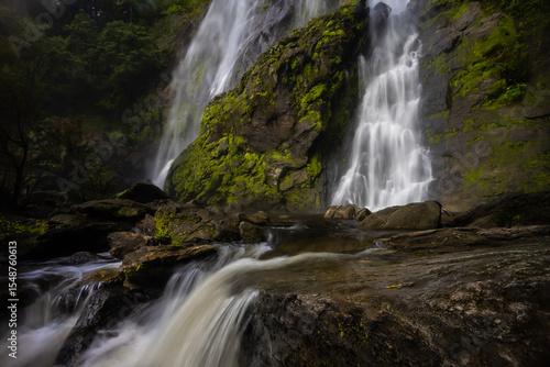 
Khlong Lan Waterfall is one of the most beautiful and grand waterfalls in Thailand. Below it is a large pool where you can swim. It is located in Khlong Lan National Park, Kamphaeng Phet