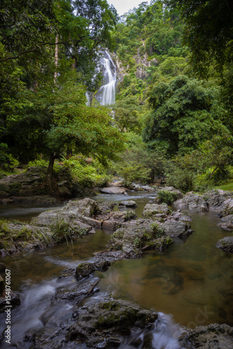 
Khlong Lan Waterfall is one of the most beautiful and grand waterfalls in Thailand. Below it is a large pool where you can swim. It is located in Khlong Lan National Park, Kamphaeng Phet