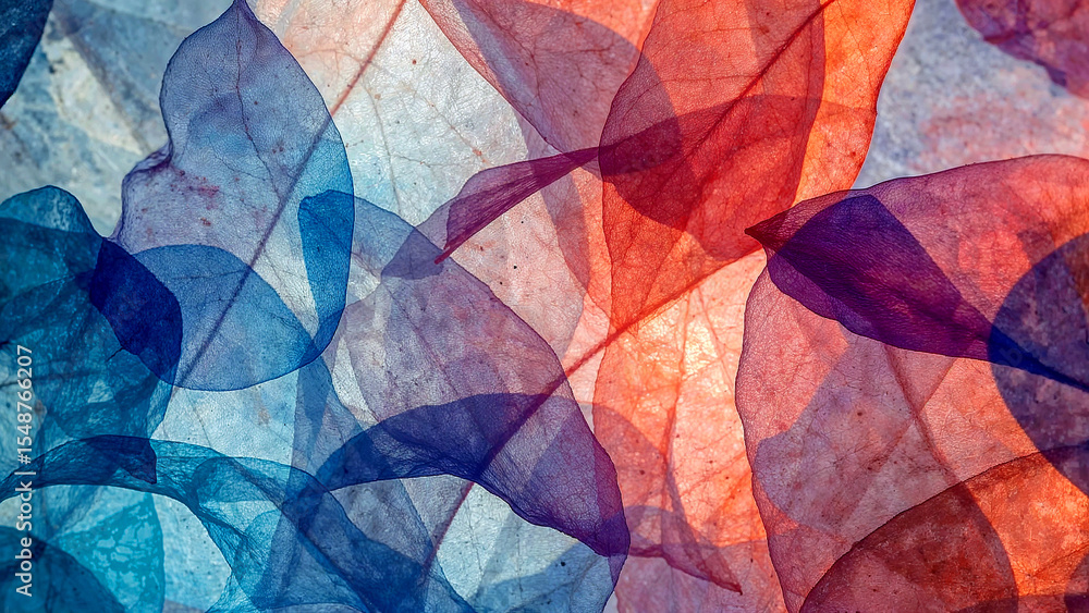 Dreamy symphony of vibrant leaves and light Dreamy symphony of vibrant leaves and light