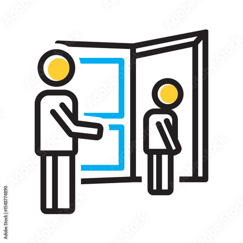 Vector multi color icon for Expulsion
