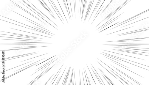集中線の背景イラスト　効果線
