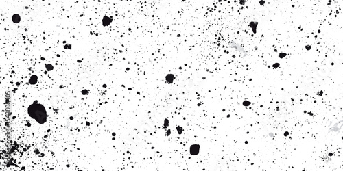 white background dirt overlay or screen effect use for grunge, Lines and Drains Black ink splatters, Ink blots set, Abstract mild textured effect Vector Illustration.