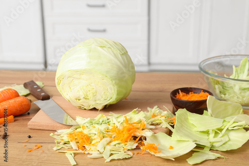Vegetables prepared for sau...