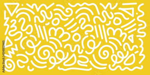 Hand drawn abstract seamless pattern, retro background, simple style - great for textiles, banners, wallpapers, wrapping - vector design in eps 10.