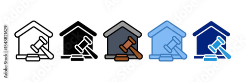 Litigation Icon Element For Design