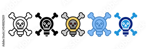 Intellectual Piracy Icon Element For Design