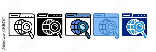 Domain Icon Element For Design