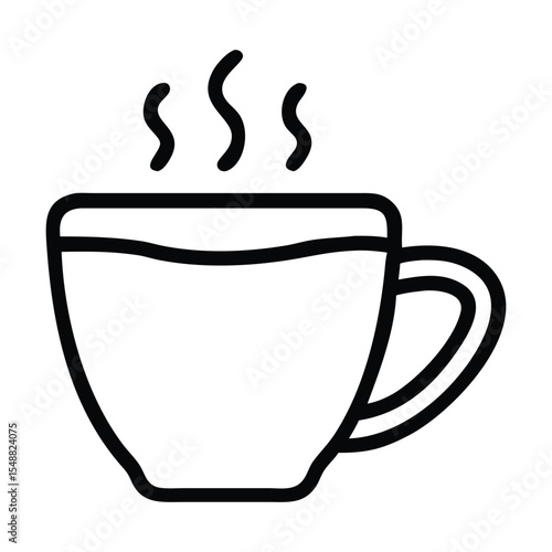 Coffee Minimalist and Flat Logo Vector illustration 