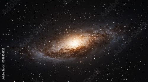 Stellar Vortex – The Heart of a Spiral Galaxy