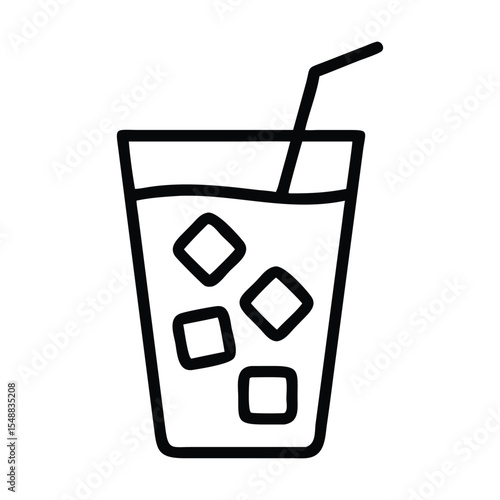 Drink vector icon can be used for party and celebration