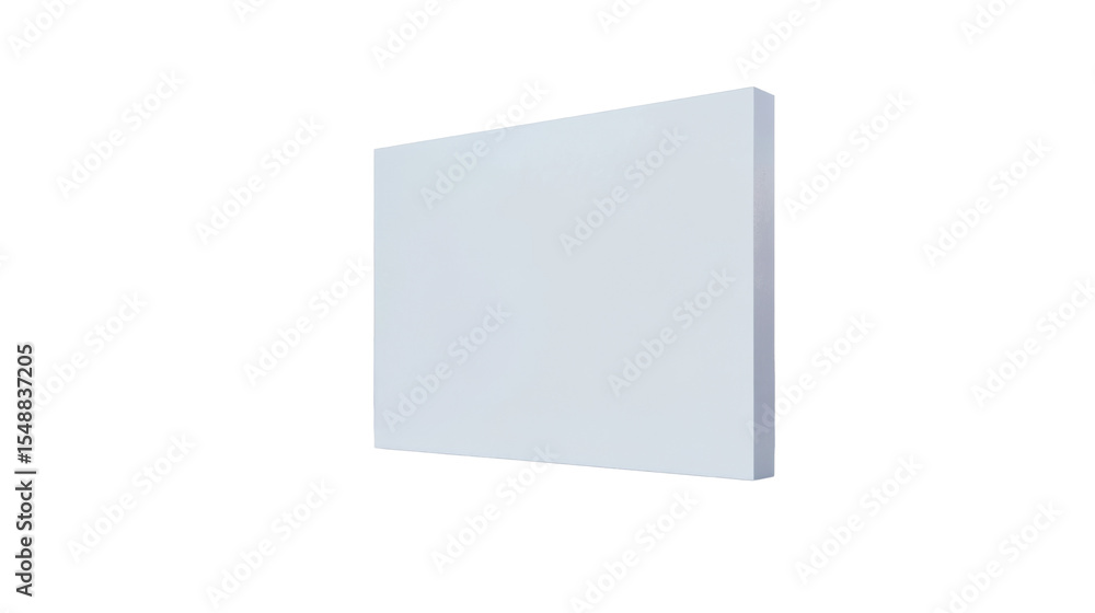 Square white trivision billboard mockup 3D isolated on white background
Square white trivision billboard mockup 3D isolated on white background