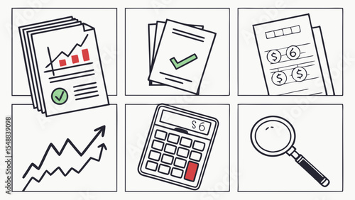 Financial Report Analysis Charts, Graphs, and Data Interpretation