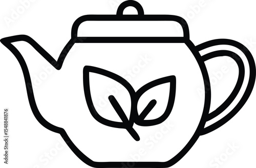 Tea Pot Silhouette Graphics Perfect for Cafe and Kitchen