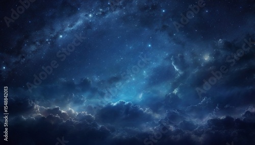 beautiful background of the night sky with stars