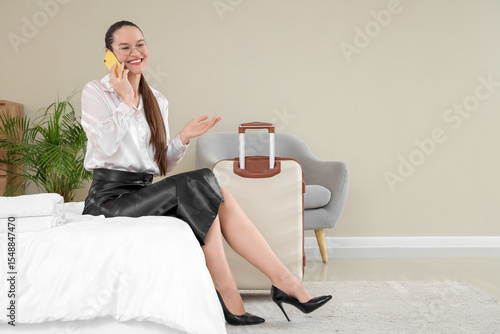 Young businesswoman with su...