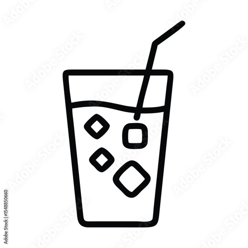 Drink vector icon can be used for party and celebration