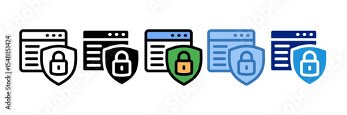 Https Lock Icon Element For Design