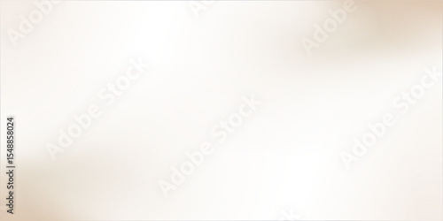 Smooth beige gradient background. Soft neutral liquid wallpaper. Universal nude color texture for banner, flyer, presentation. Abstract blurred backdrop cover. Vector illustration.