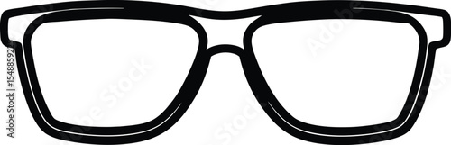 glasses isolated on white