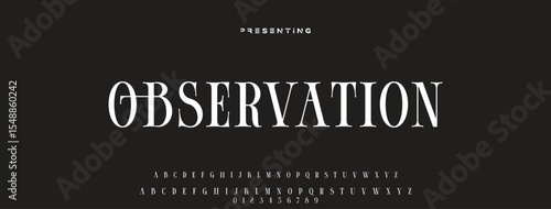Luxury serif font in modern style. Elegant wedding alphabet letters font and number. Typography Luxury classic lettering serif fonts decorative vintage retro logo