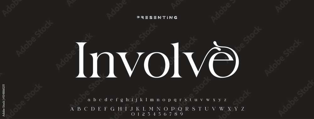 Luxury serif font in modern style. Elegant wedding alphabet letters font and number. Typography Luxury classic lettering serif fonts decorative vintage retro logo Luxury serif font in modern style. Elegant wedding alphabet letters font and number. Typography Luxury classic lettering serif fonts decorative vintage retro logo