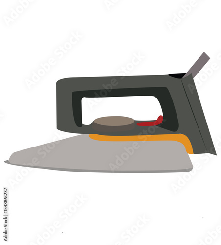 Modern electric iron for ironing clothes. vektor