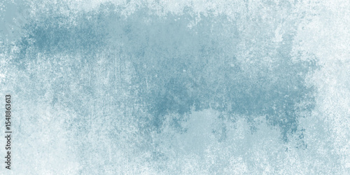 Textured blue background with brush and wash strokes

