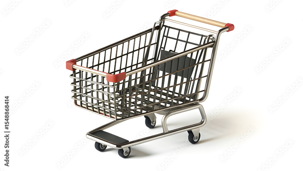 Modern Shopping Cart Design with Red Handle – Retail & Grocery Store Cart
Modern Shopping Cart Design with Red Handle – Retail & Grocery Store Cart