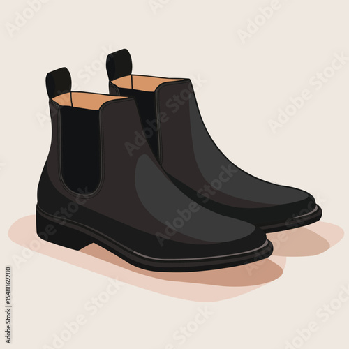 Classic Chelsea Boots for Men in Smooth Leather