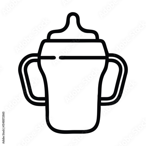 Bottle drink icon symbol vector Illustration of the drink