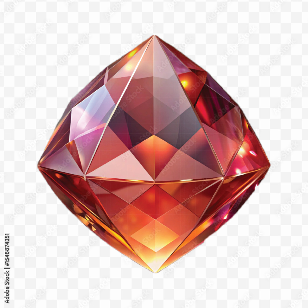 realistic 3d vibrant gemstone in different style isolated on transparent background realistic 3d vibrant gemstone in different style isolated on transparent background
