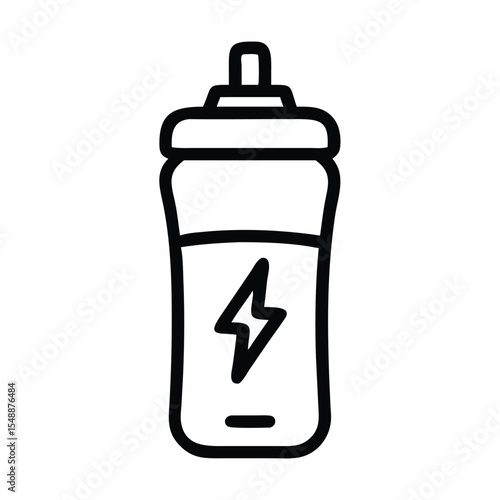 Bottle drink icon symbol vector Illustration of the drink