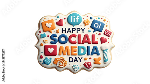 Happy Social Media Day: Iconic Celebration Design