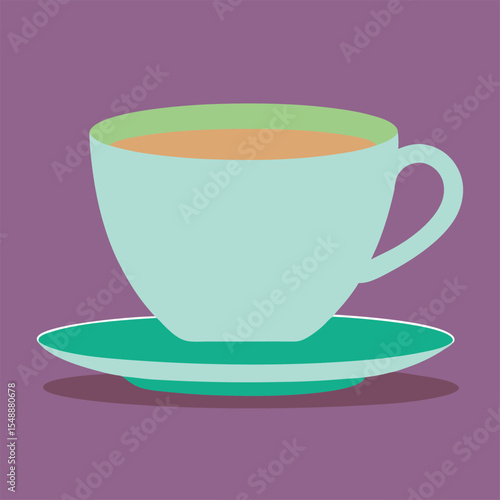 Coffee black and white vector illustration Premium 