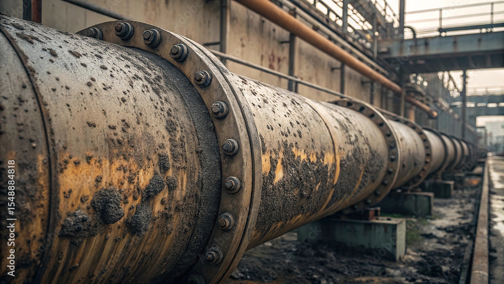grime buildup on industrial pipe texture detail grime buildup on industrial pipe texture detail