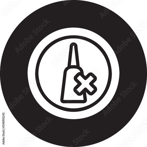 silicone free glyph icon
