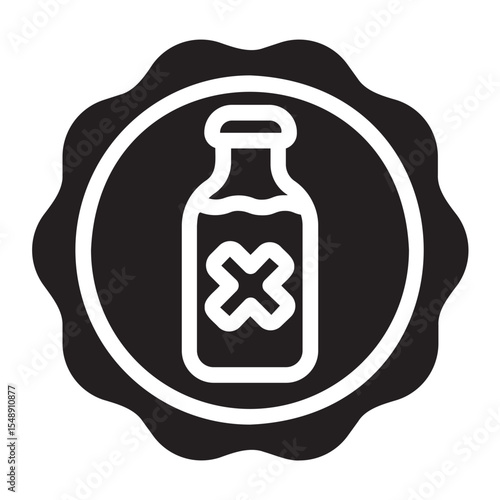 lactose free glyph icon