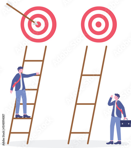 Career ladder challenge, difficulty step growth, different job opportunity or ambition,

