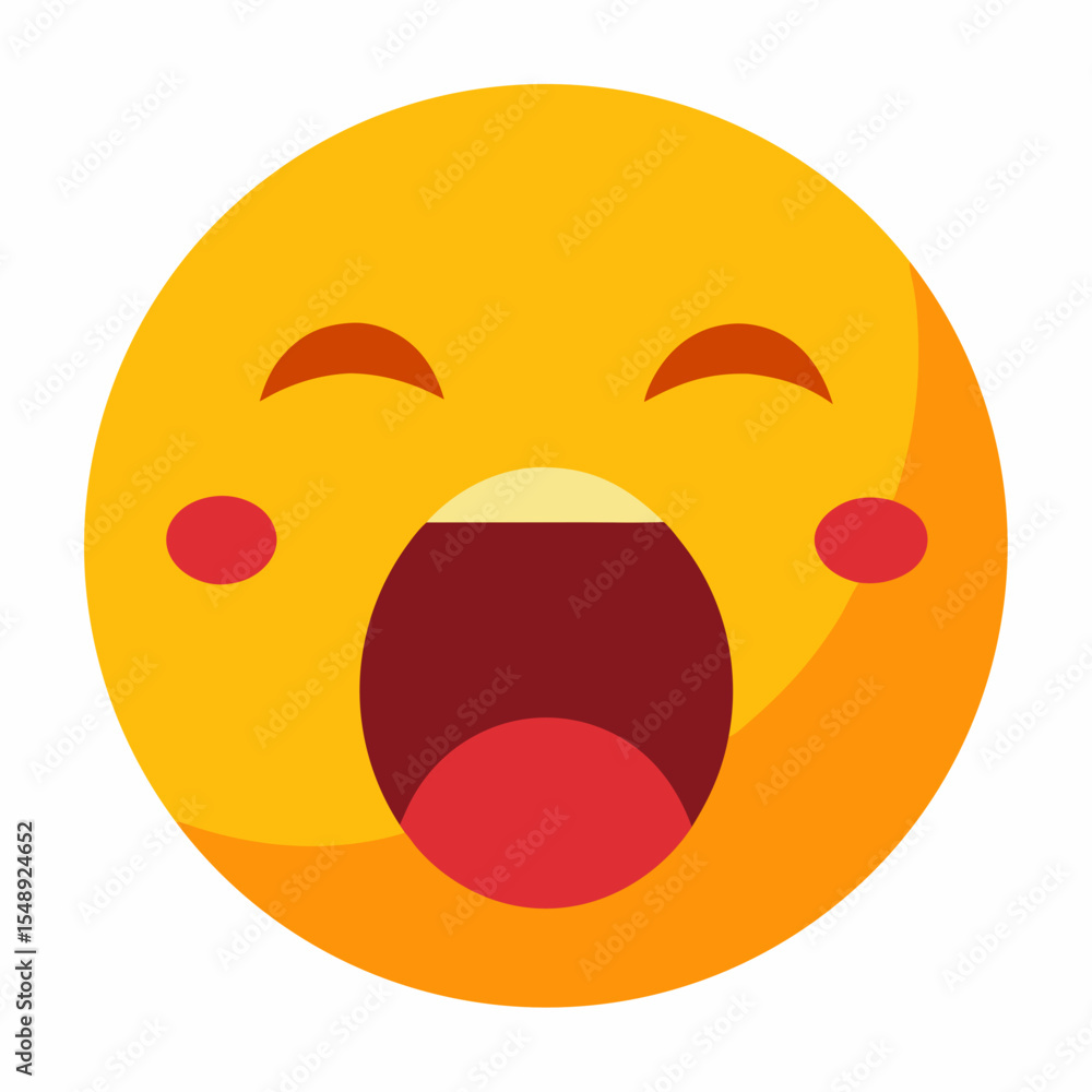 Fototapeta premium sad emoticon in a white background